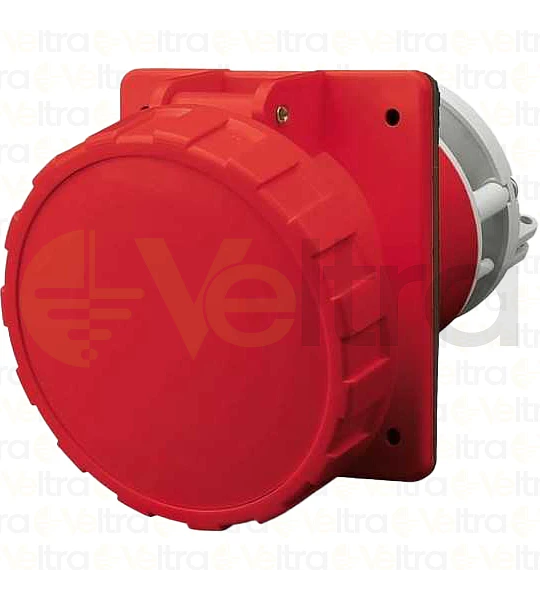 ENCHUFE INDUSTRIAL HEMBRA EMBUTIDO 3P+T 63A IP66 380V 