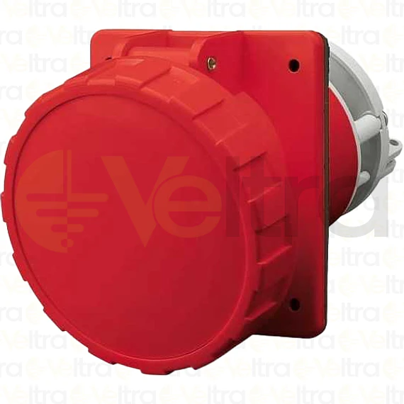 ENCHUFE INDUSTRIAL HEMBRA EMBUTIDO 3P+T 63A IP66 380V 