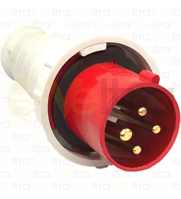 ENCHUFE INDUSTRIAL MACHO VOLANTE 3P+T 63A IP66 380V 