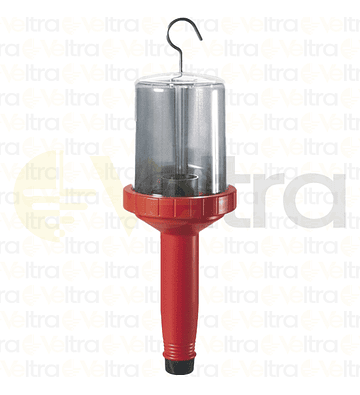 LAMPARA PORTATIL IP65 E27, CON DIFUSOR DE PROTECCION EN POLIMERO ANTICHOQUE