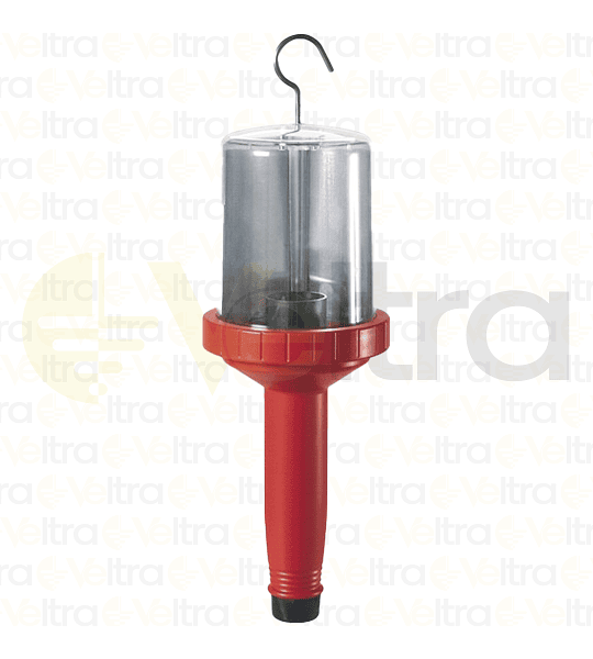 LAMPARA PORTATIL IP65 E27, CON DIFUSOR DE PROTECCION EN POLIMERO ANTICHOQUE