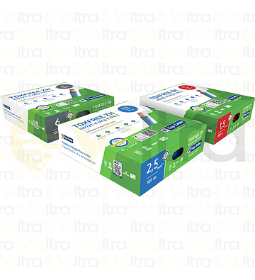 CABLE LIBRE HALOGENO 1MM NEGRO TOXFREE ES05Z1-K