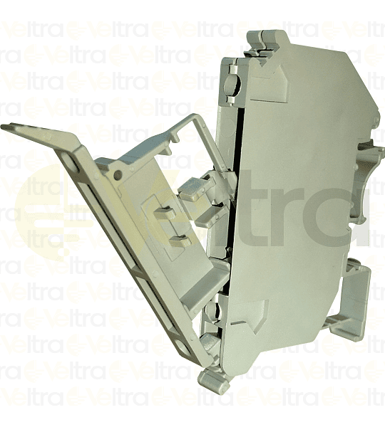 BORNE PORTAFUSIBLE 5X20MM,16MM2,10A UK - 