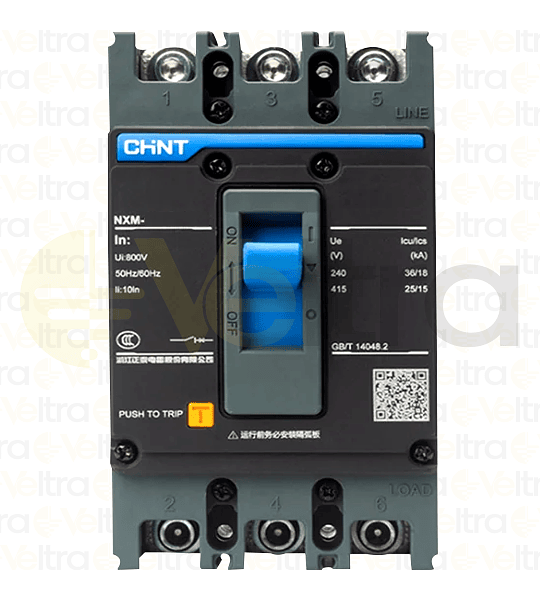 INTERRUPTOR CAJA MOLDEADA 3X125A 36KA 220-415VAC NXM-160S