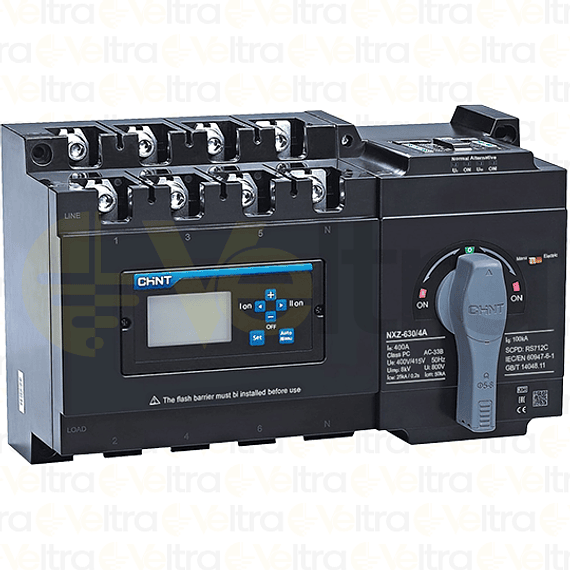 TRANSFERENCIA AUTOMATICA ATSE TIPO PC 4P 400V 400A 50KA NXZ