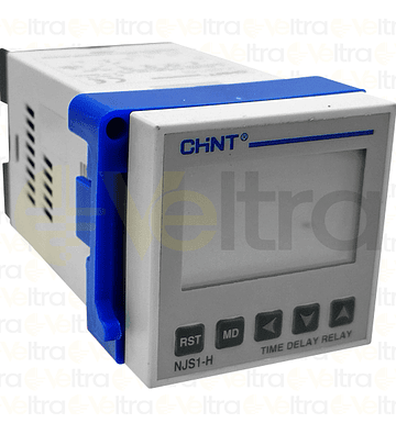 TEMPORIZADOR DIGITAL ON DELAY, SIM/ASIM, 220VAC, 9999S/9999HRS NJS1