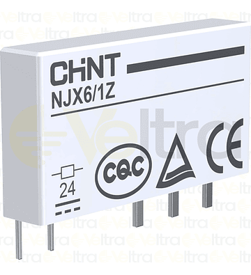 MINI RELE A RIEL DIN 10A 48DC 1NA 1NC NJX6/1Z