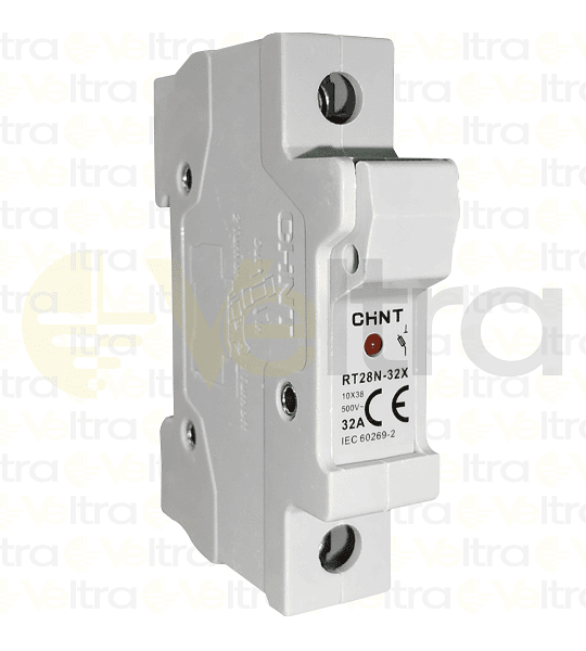 PORTA FUSIBLE 1P 32A 400V 10X38MM - 