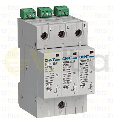 SUPRESOR TRANSIENTE 3P 385VAC IMAX 65KA 2KV NU6
