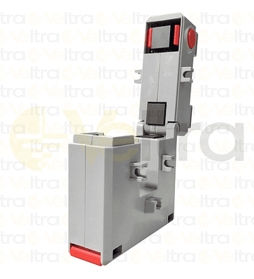 TRANSFORMADOR DE CORRIENTE NUCLEO PARTIDO 700/5A VENTANA 80X120MM, MEDIDAS EXTERIORES 199X155X53MM