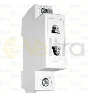 ENCHUFES HEMBRA 2P 10AMP A RIEL DIN