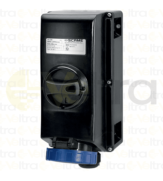 TOMAS CON BLOQUEO MECANICO ANTI EXPLOSIONES 2P+T 16A 200-250V 6H IP67 SERIE ADVANCE-GRP