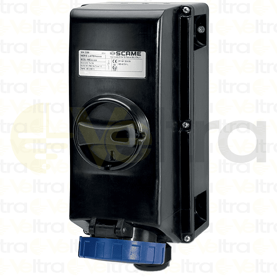 TOMAS CON BLOQUEO MECANICO ANTI EXPLOSIONES 2P+T 16A 200-250V 6H IP67 SERIE ADVANCE-GRP
