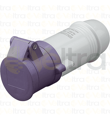 ENCHUFE HEMBRA VOLANTE 2P IP44 16A 20-25V AC
