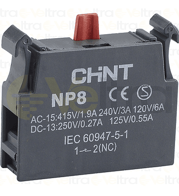CONTACTO AUXILIAR PARA ELEMENTO DE CONTACTO NP8  1NC CHINT