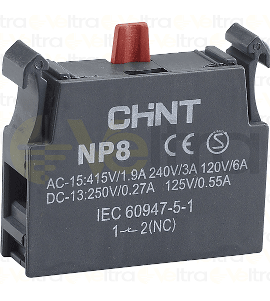 CONTACTO AUXILIAR PARA ELEMENTO DE CONTACTO NP8  1NC CHINT