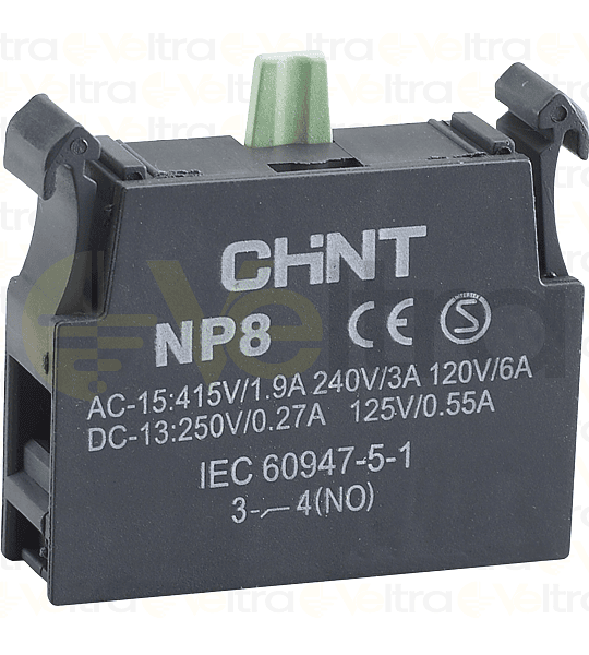 CONTACTO AUXILIAR PARA ELEMENTO DE CONTACTO NP8  1NA CHINT