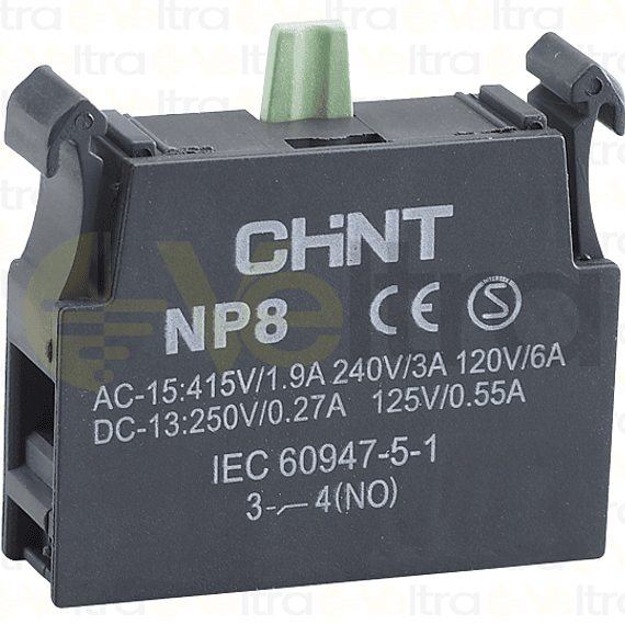 CONTACTO AUXILIAR PARA ELEMENTO DE CONTACTO NP8  1NA CHINT