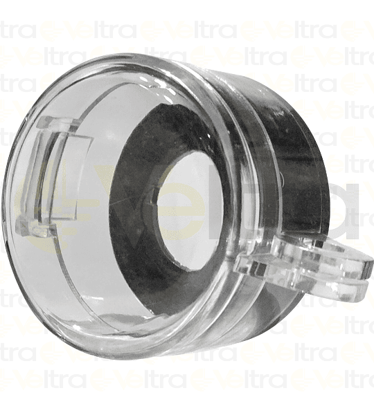 CAPUCHON DE ACRILICO TRANSPARENTE PARA PULSADOR DOBLE IP65 22MM - 