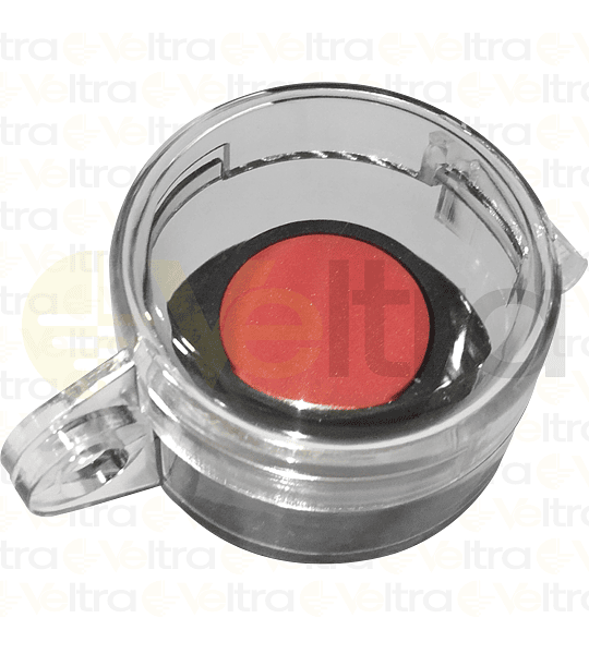 CAPUCHON DE ACRILICO TRANSPARENTE PARA PULSADOR DOBLE IP65 22MM - 