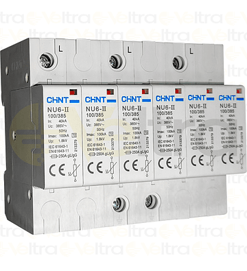 SUPRESOR TRANSIENTE 3P 385VAC IMAX 100KA 1,8KV NU6