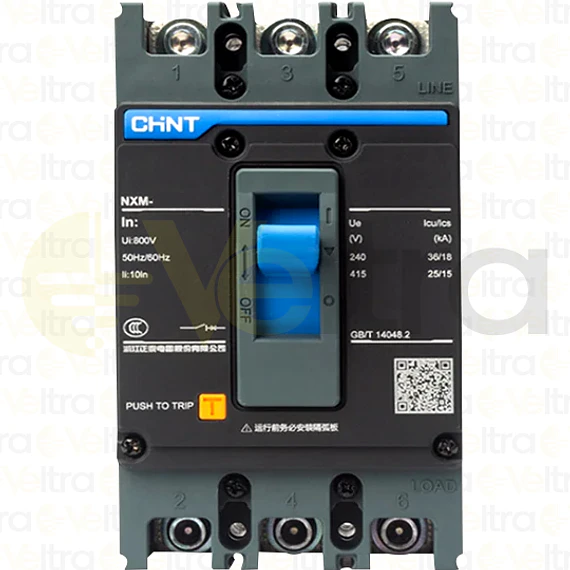 INTERRUPTOR CAJA MOLDEADA 3X10A 25KA 220-415VAC NXM-63S