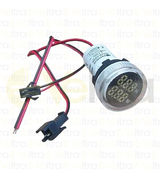 HOROMETRO LED Ø22MM0-999HR, 220V BLANCO