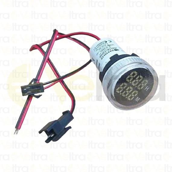 HOROMETRO LED Ø22MM0-999HR, 220V BLANCO