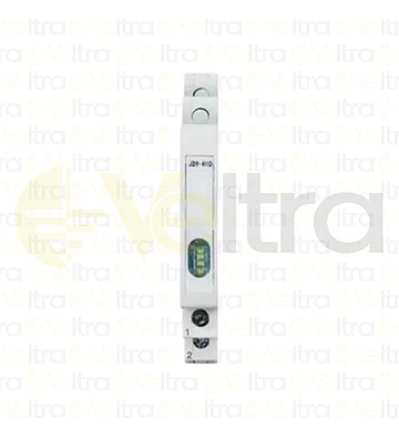 PILOTO DIN, 230V 9MM ANCHO 1/2 DIN VERDE