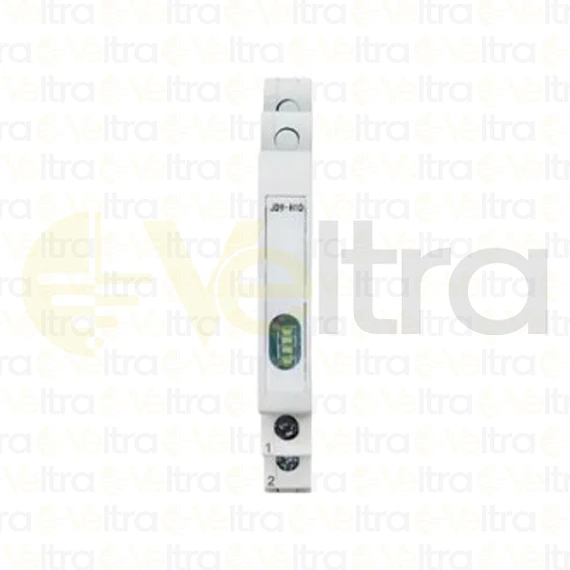 PILOTO DIN, 230V 9MM ANCHO 1/2 DIN VERDE