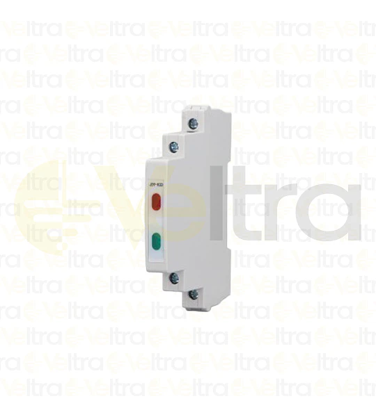 PILOTO DIN, 230V 9MM ANCHO 1/2 DIN ROJO/VERDE