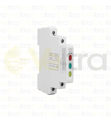 PILOTO DIN, 230V 9MM ANCHO 1/2 DIN ROJO/VERDE/AMARILLO