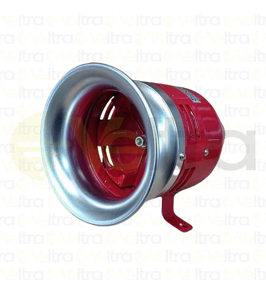 SIRENA METALICA MOTORIZADA 220V, Ø5PULGADAS 110DB