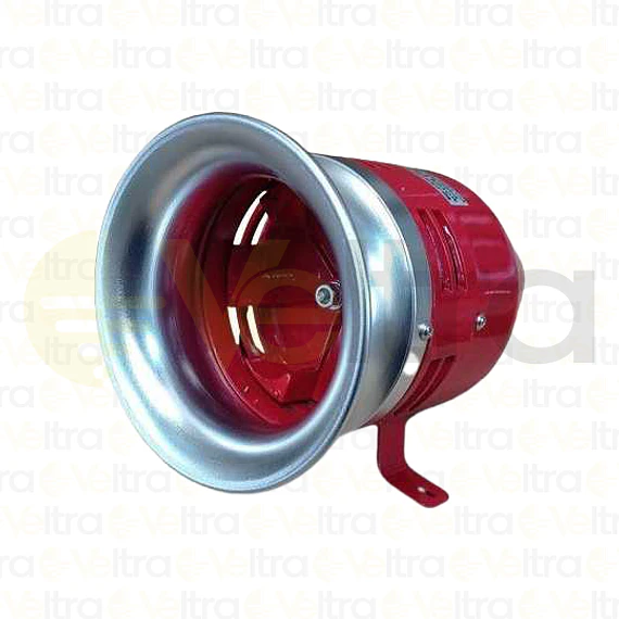 SIRENA METALICA MOTORIZADA 220V, Ø5PULGADAS 110DB