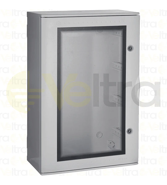 CAJA POLIESTER IP66 650X430X210MM C/ VISOR VTR04 S/PLACA