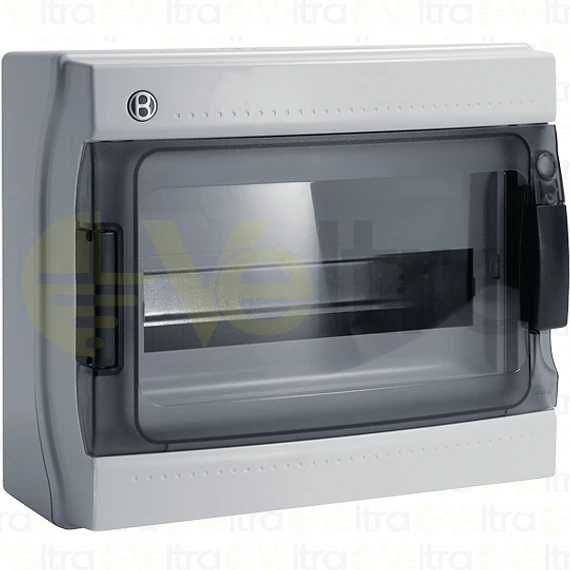 CAJA POLICARBONATO IP65 12 MODULOS PTA TRANSPARENTE, ITALIA