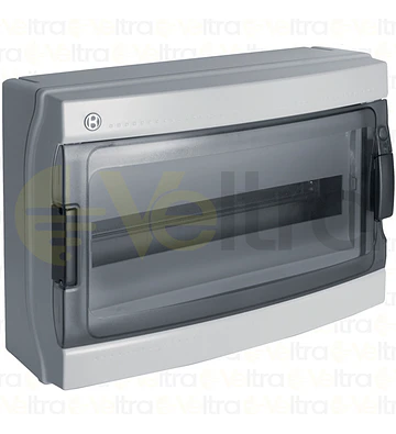 CAJA POLICARBONATO IP65 18 MODULOS PTA TRANSPARENTE, ITALIA