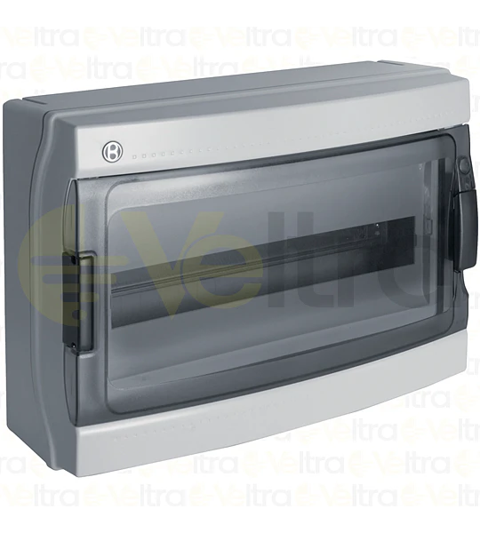 CAJA POLICARBONATO IP65 18 MODULOS PTA TRANSPARENTE, ITALIA