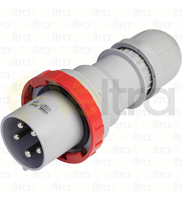 ENCHUFE INDUSTRIAL MACHO VOLANTE 3P+N+T 125A IP67 6H 346-415V