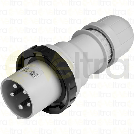 ENCHUFE INDUSTRIAL MACHO VOLANTE 3P+N+T 63A IP67 5H 600-690V 