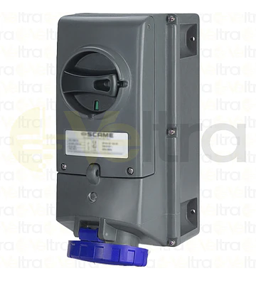 BASE ENCLAVAMIENTO MECANICO 2P+T IP66 16A 6H