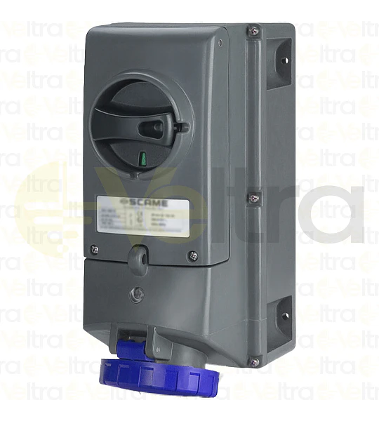 BASE ENCLAVAMIENTO MECANICO 2P+T IP66 16A 6H