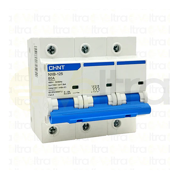 INTERRUPTOR AUTOMATICO 3X80A D 10K 230-400VAC NXB-125