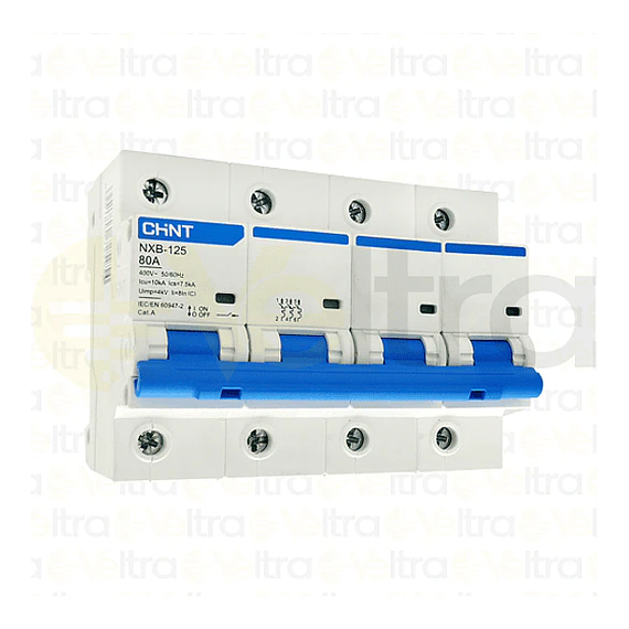 INTERRUPTOR AUTOMATICO 4X80A D 10K 230-400VAC NXB-125