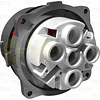 ENCHUFE INDUSTRIAL MACHO EMBUTIDO 3P+T 250A IK09 METALICO IP66 380V-440V 2
