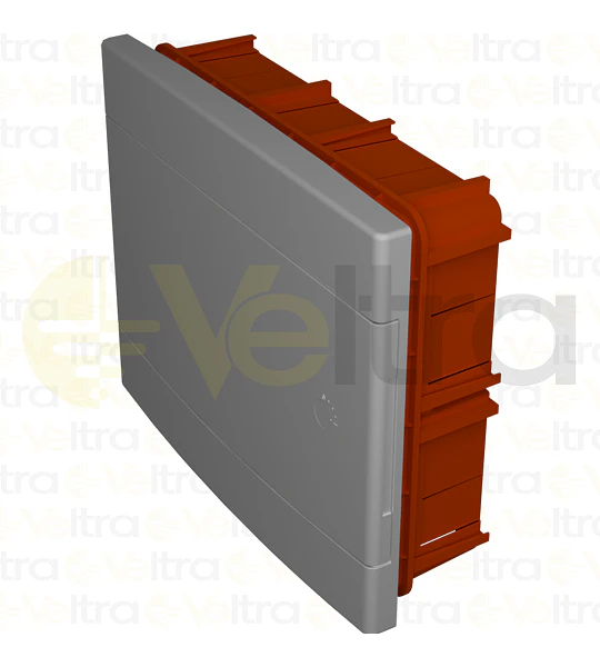 TABLERO DISTRIBUCION IP40 PARA EMPOT 12+1 MÓD TAPA BLANCA 326x270x75MM 