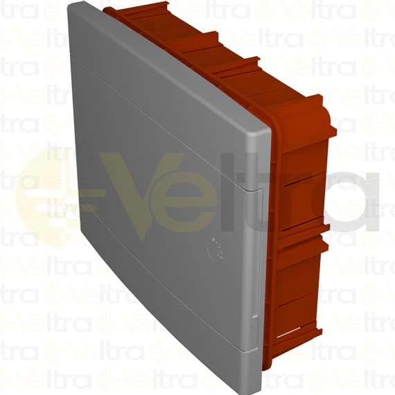 TABLERO DISTRIBUCION IP40 PARA EMPOT 12+1 MÓD TAPA BLANCA 326x270x75MM 