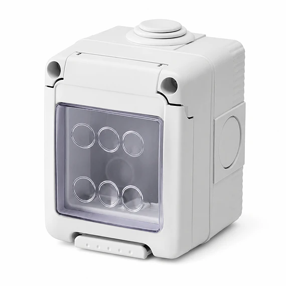 CAJA SOBREPUESTA TIPO IDROBOX 2 PUESTOS IP55 27042