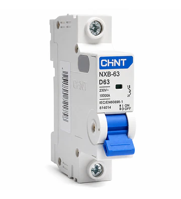 INTERRUPTOR AUTOMATICO 1X63A D 10K 230-240VAC NXB-63