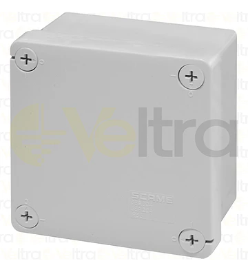 CAJA DE DERIVACION ESTANCA CIEGA 100X100X70MM 2 CONOS LEXO